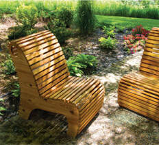 Outdoor Slat Chair Project Plan- free plans | The Homestead Survival