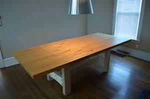Build a Reclaimed Wood Dining Table | The Homestead Survival