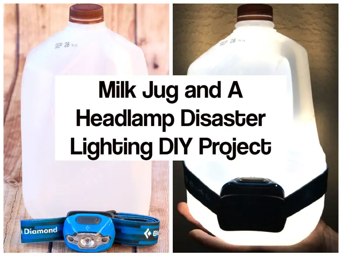 Milk Jug and A Headlamp Disaster Lighting DIY Project