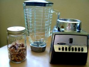 Mason Jar With Blender