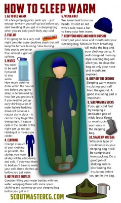 How To Keep Warm While Sleeping When Camping or Power Outage