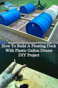 How To Build A Floating Dock With Plastic Gallon Drums