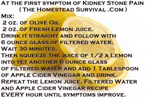 Lemon Juice Recipe to Dissolve Kidney Stones