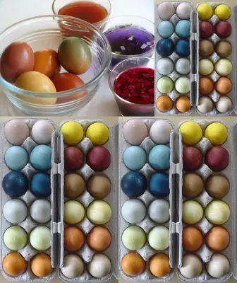 Homemade Naturally Dyed Easter Eggs Project