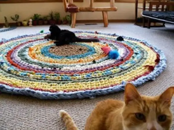 Big Fat Crochet Rug Tutorial