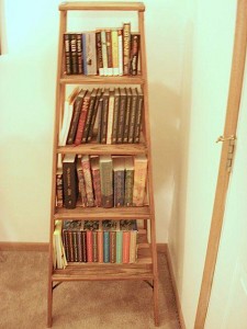Ladder Bookshelf diy | The Homestead Survival