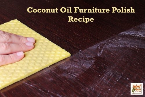 Coconut Oil Wood Polish For Furniture