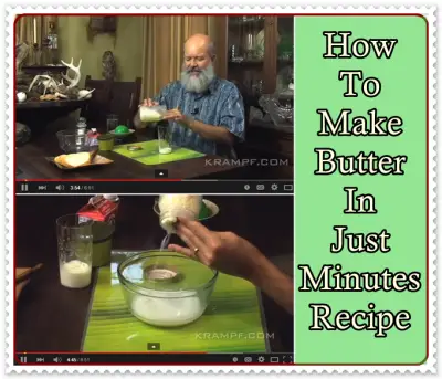 How To Make Butter In Just Minutes Recipe