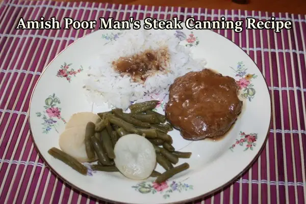 Amish Poor Man's Steak Canning Recipe