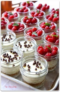 Cheesecakes in Jars