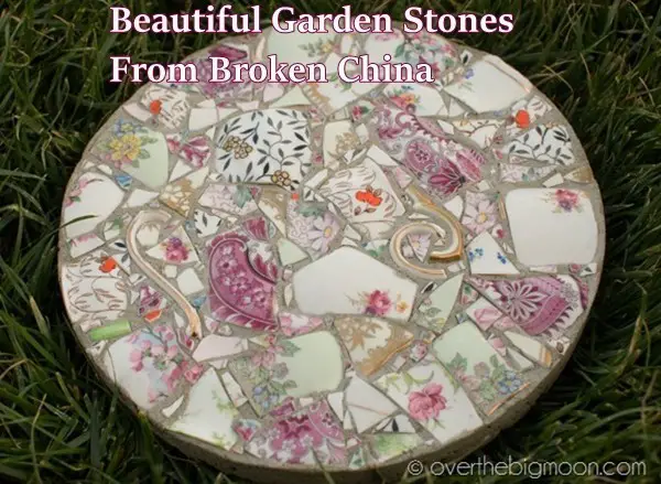 Beautiful Garden Stones From Broken China