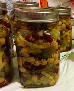Pickled Three Bean Salad - Canning Recipe