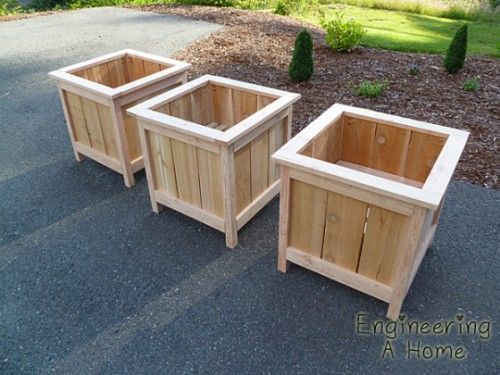 How To Build Garden Planter Boxes Project