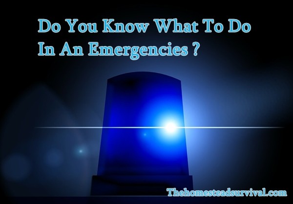 Do You Know What To Do In An Emergencies
