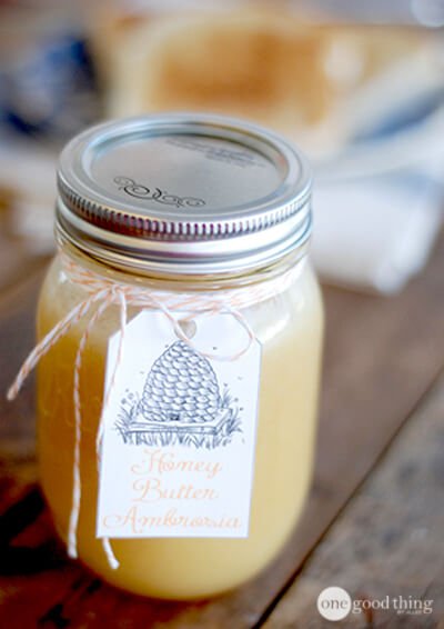 Homemade Honey Butter Ambrosia Recipe - AMAZING !