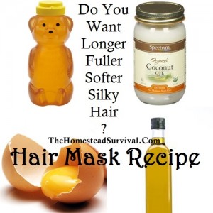 Hair Mask Recipe - Longer Fuller Softer Silky Hair