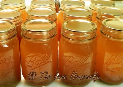 Home Canned Beef Stock 