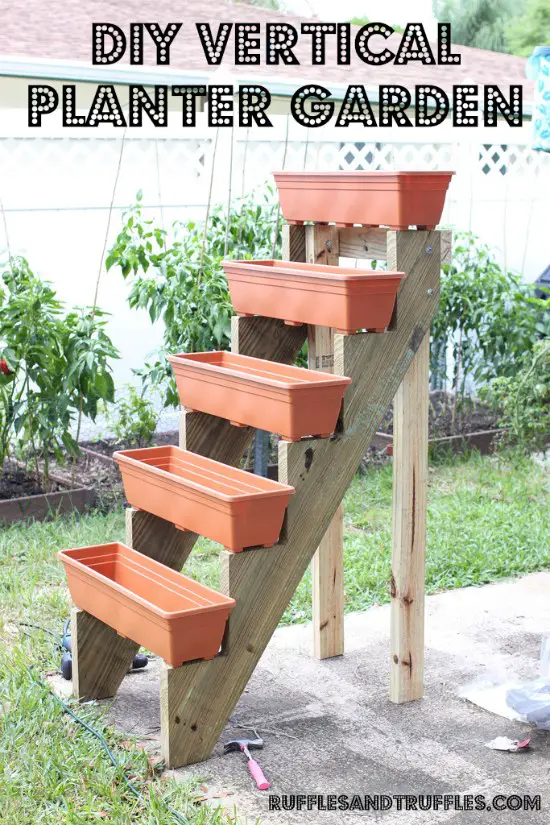Vertical Planter Garden - Build It Yourself Project