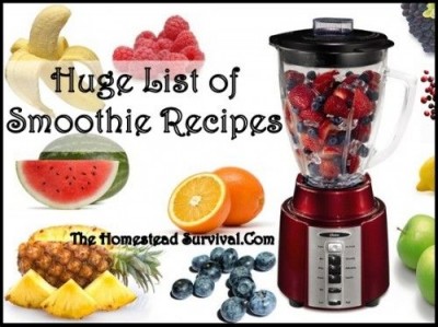 Huge List of Delicious Smoothies Recipes 