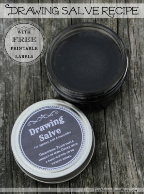 Make Your Own Drawing Salve Recipe 