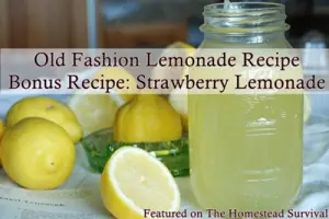 old fashioned lemonade recipe