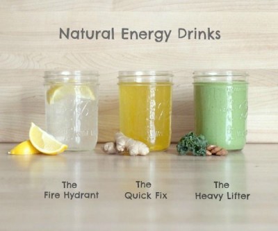 3 Natural Homemade Energy Drink Recipes