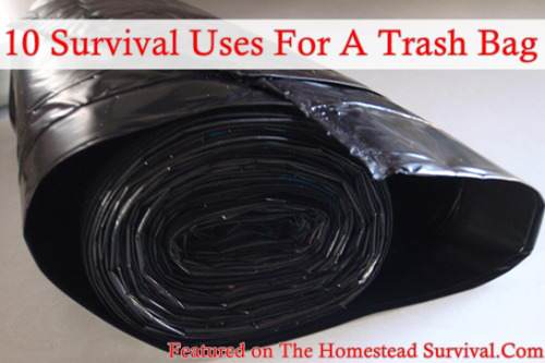 trash bags uses for survival