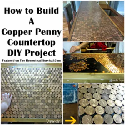 How To Build A Copper Penny Counter Top Diy Project The