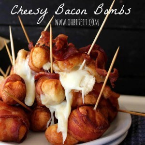 Cheesy Bacon Bombs
