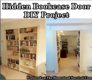 Hidden Bookcase Door DIY Project