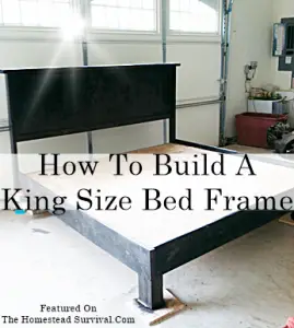 How To Build A King Size Bed Frame