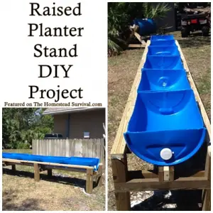  Raised Planter Gardening Stand DIY Project