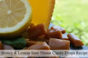 Honey Lemon Sore Throat Candy Drops