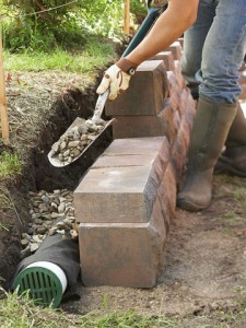 How To Build a Retaining Wall with Drainage DIY Project