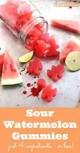 Homemade Sour Watermelon Gummies 