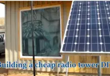 Building a cheap radio tower DIY