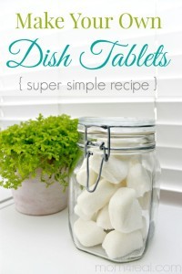 Homemade Dishwasher Tablets Recipe 