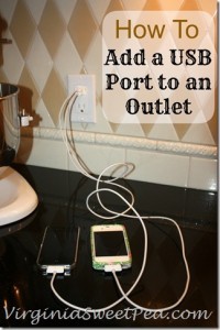 How to Add a USB Port to a Wall Outlet 