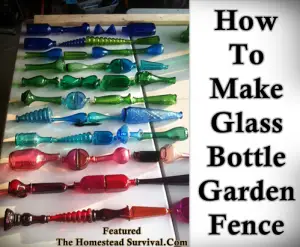 How To Make Glass Bottle Garden Fence