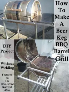 How to Make A Beer Keg BBQ Barrel Grill