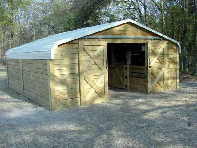 How to Make a Barn out of a Carport