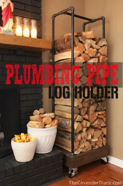 Plumbing Pipe Firewood Holder DIY Project