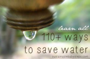110+ Ways To Save Water