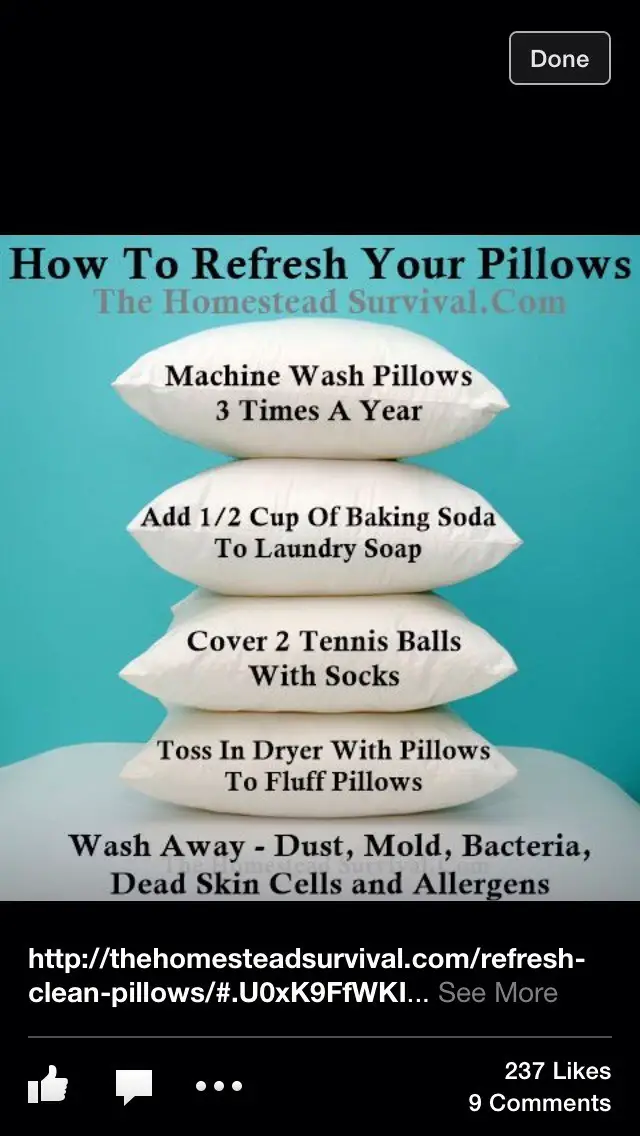 How To Refresh and Clean Your Pillows - The Homestead Survival