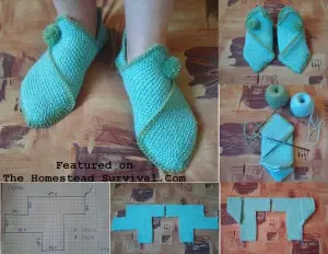Twisted Crocheted Slippers Diy Project