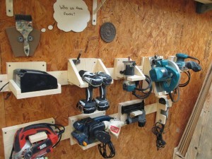 Power Tool Storage Holders System DIY Project 