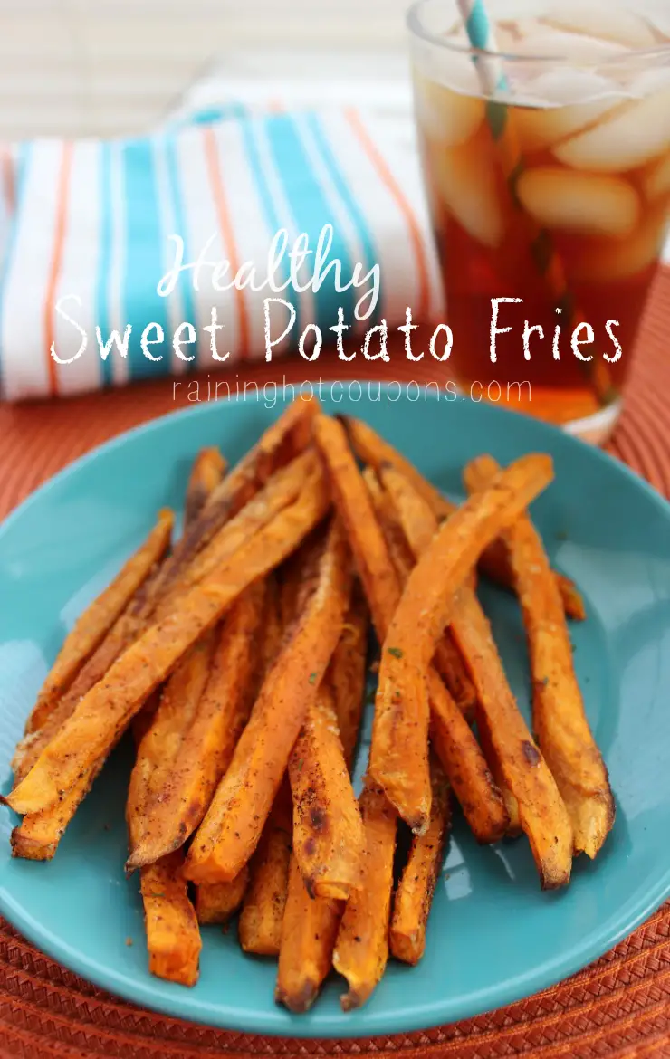 Get the oven baked sweet potato fries recipe from Raining Hot Coupons.