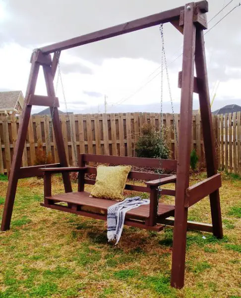 How To Build an Outdoor A Frame Swing DIY Project