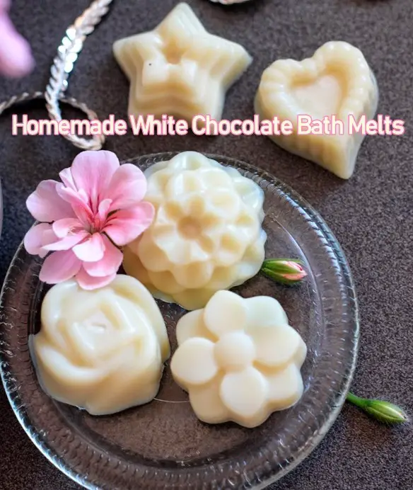 Homemade White Chocolate Bath Melts