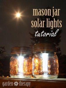 How To Make Mason Jar Solar Lights